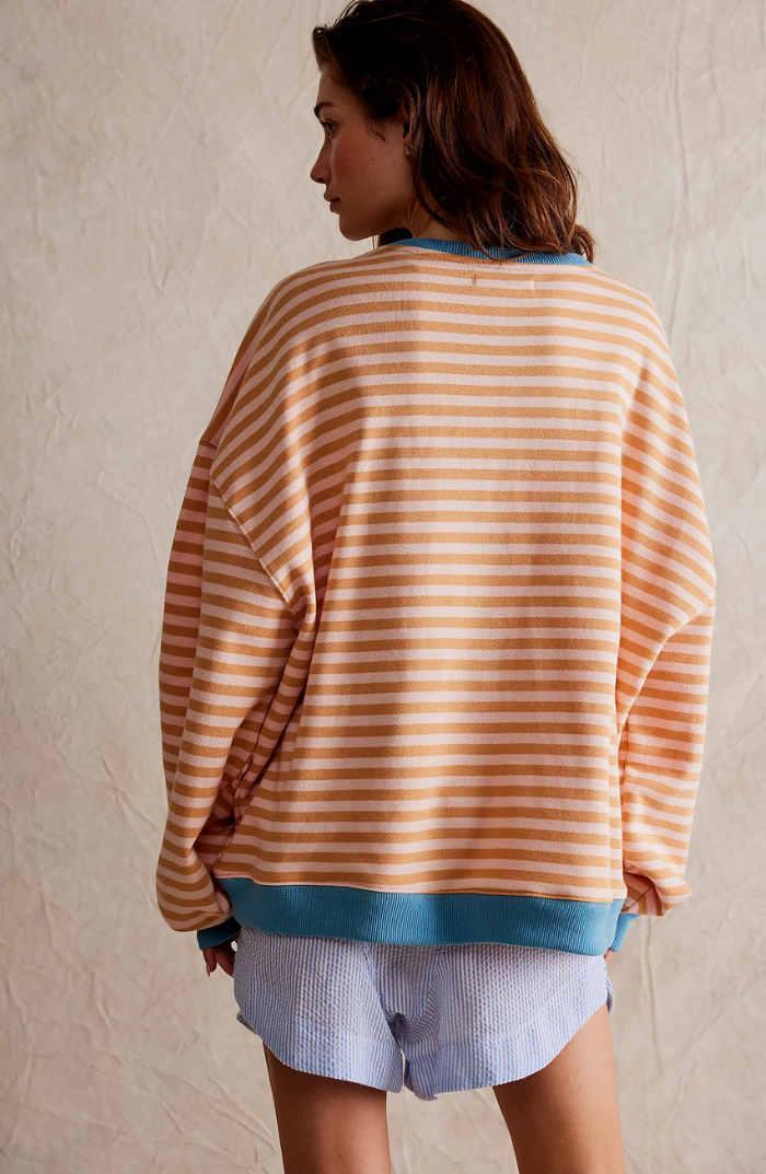 MAYA™ | Striped Oversized Sweater