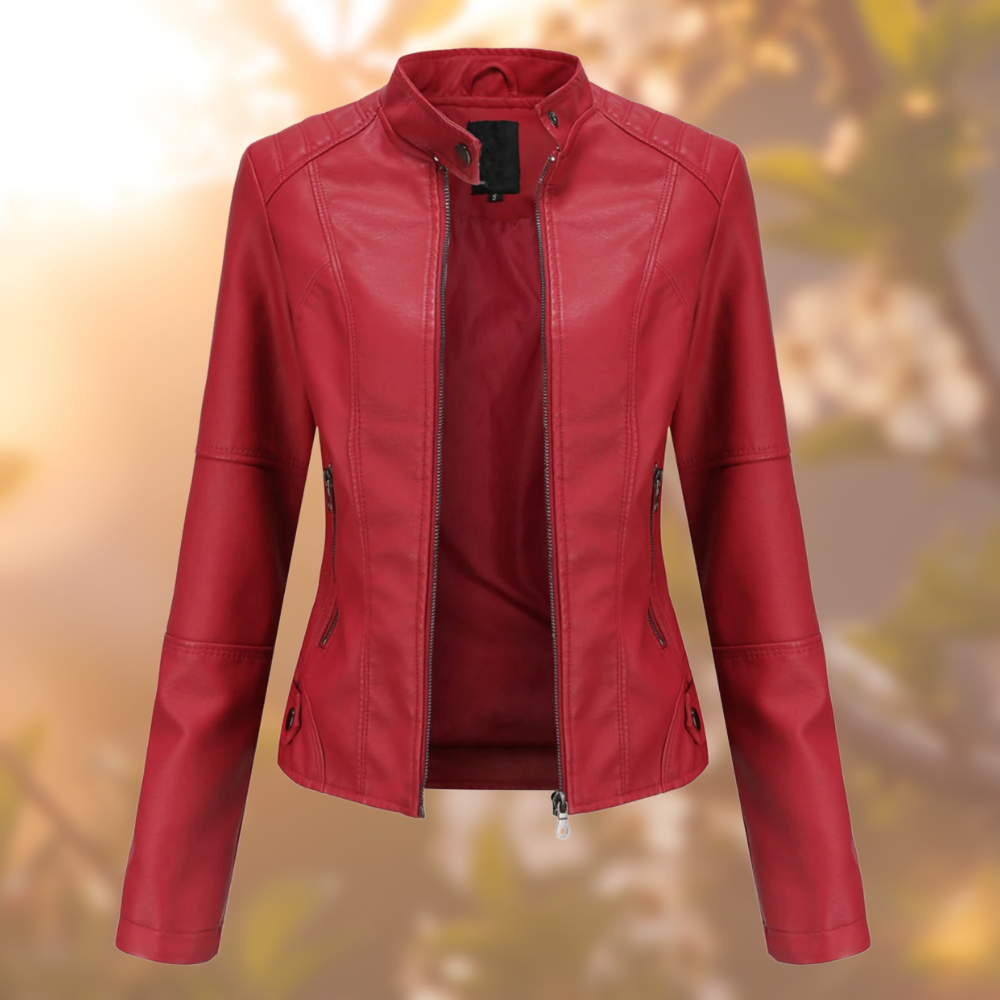 Giulia - Stylish Leather Jacket for Women