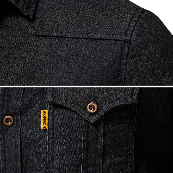 Ronan™ - Men's Cotton Denim Shirt