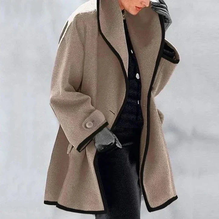 Synthia™ | Long Shawl Collar Coat