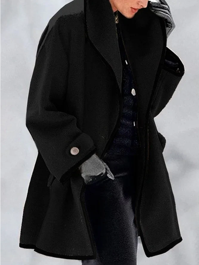 Synthia™ | Long Shawl Collar Coat