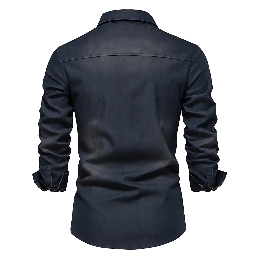 Ronan™ - Men's Cotton Denim Shirt