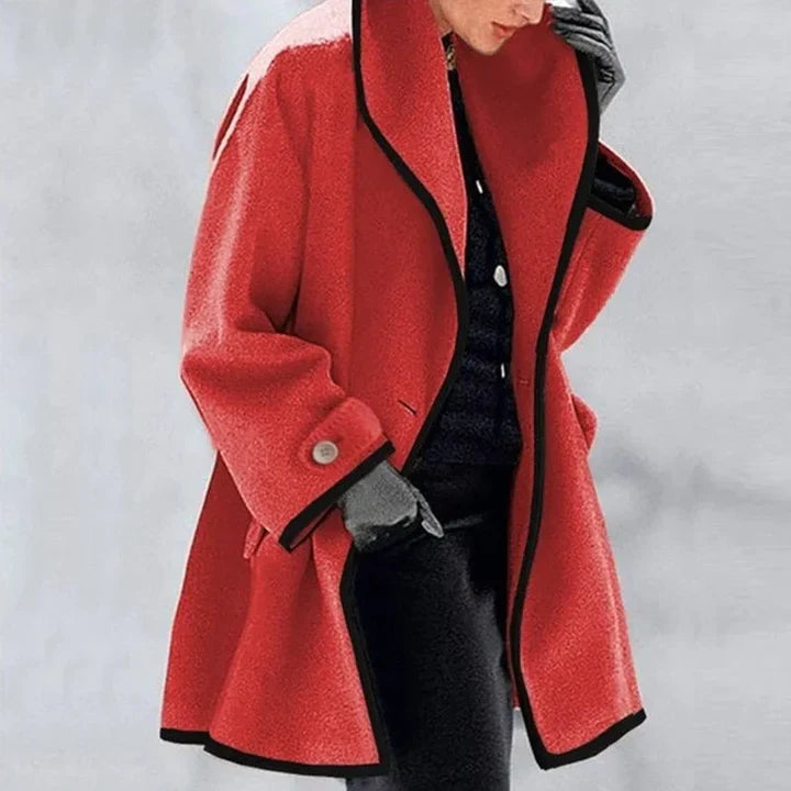 Synthia™ | Long Shawl Collar Coat