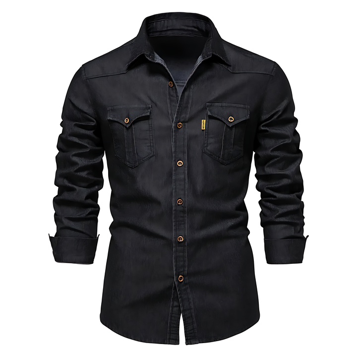 Ronan™ - Men's Cotton Denim Shirt