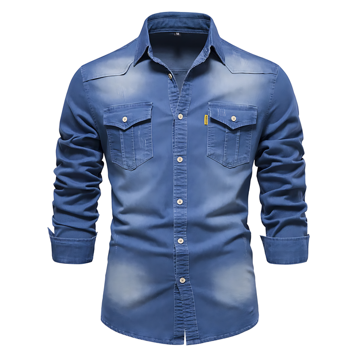 Ronan™ - Men's Cotton Denim Shirt